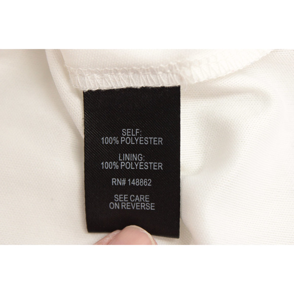 Torrid Dress Women's 1X Midi White Chiffon Smocked Floral Bell Sleeves Lined - Picture 7 of 9